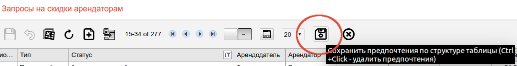 Запросы арендаторов